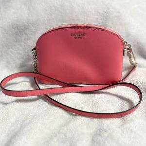 Kate Spade Cameron Street Hilli Crossbody Bag Bright Pink Leather Purse Preppy